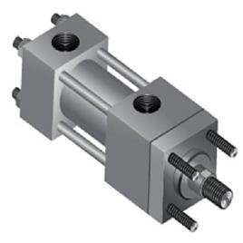 Tie Rods Extended Head Mounting Cylinders, Material: MS