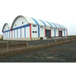 Tin Shed 4, Frame material: FOR PREFAB - SQUARE AND RECTANGLE PIPES , FOR PEB AS PER STRUCURAL REQUIREMENT.