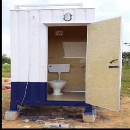 Toilet Portable Cabin 4, Usage/Application: Office