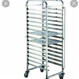 Tray Rack Trolley Heavy Model In Gbroad Vibhu Kitchen Equipment, Capacity(Trays): 15