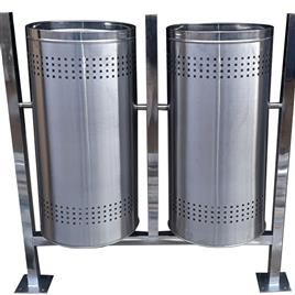 Triveni Solar Stainless Steel Dustbin 14x24