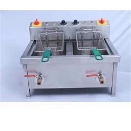 Twin Tank Deep Fat Fryers, Color: silver