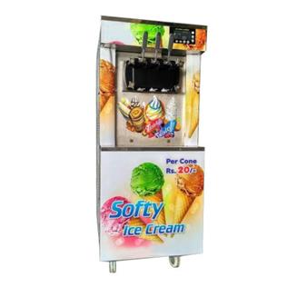 Twister Ice Cream Machine 2 - Stainless Steel, 70x50x150 cm, 220V | Fast Freezing, Soft Serve, Multi-Flavor, Easy Clean