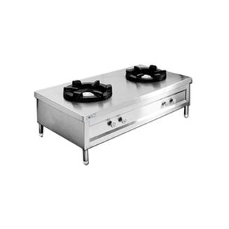 Two Burner Bulk Cooking Range, Material Grade: SS304