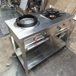 Two Burner Indian Range With Backplace