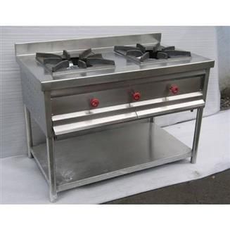 Two Burners Gas Range For Hotel