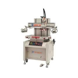 Two Piller Flat Bed 650Sp Screen Printing Machine, Material: SS