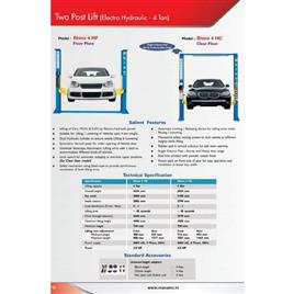 Two Post Electrohydraulic Lift