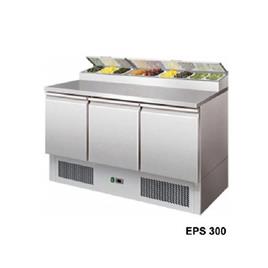 Under Counter 3 Door With Prep Table, Type Of Freezer: Top Freezer