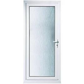 Upvc Bathroom Door 7, Frame Color: White