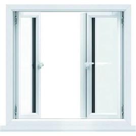 Upvc Casement Window 25, Frame Color: White