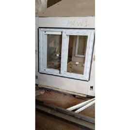 Upvc Office Sliding Windows, Frame Color: White