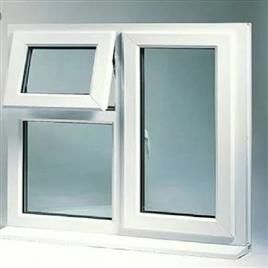 Upvc Top Hung Window In Gurugram Matrix Overseas Windoors, Type of Glass: Glass