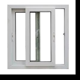 Upvc Two Track Sliding Window, Open Style: Sliding