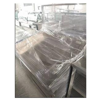 Vegetable Display Counter Tray Type Slad Model One Under Shelfbottom Three Side Ss Covering And Ss Sliding Door, Shelves: 4