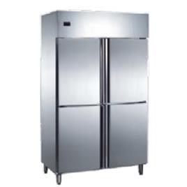 Vertical Four Door Freezer, Door Material: Stainless Steel