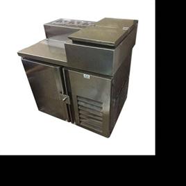 Vertical Table Top Refrigerator, Body Material: Stainless Steel