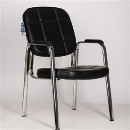 Visitor Chair 2, Seat Material: Leather