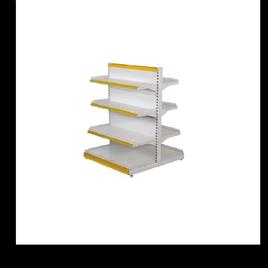 Wall Mounted Gondola Display Unit, Material: Mild Steel