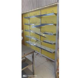 Wall Mounted Supermarket Display Rack 3, No. of Shelves: 5 Shelves