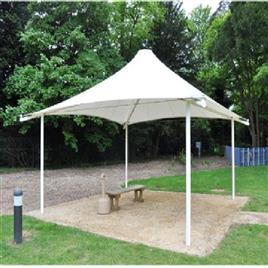 Waterproof Dome Tensile Fabric Gazebo, Material: PVC, FRP