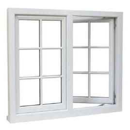 White Aluminium Casement Window