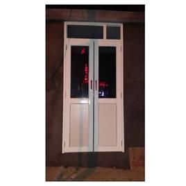 White Aluminium Door, Thickness: 8mm