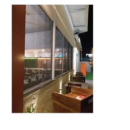 White Aluminium Retractable Screen, Material: Aluminium (Frame)