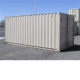 White Freight Shipping Container