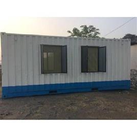 White Galvanized Office Container, Material: Mild Steel