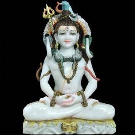 White Marble Lord Shiva Statue 2