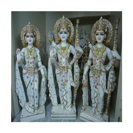 White Marble Ram Darbar Sculpture