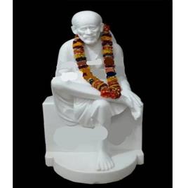 White Marble Shirdi Sai Baba Statue