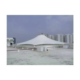 White Modular Tensile Fabric Structure, Material: PVC