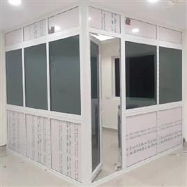 White Upvc Office Partition, Size: 6x5 feet