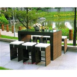 Wicker Bar Set