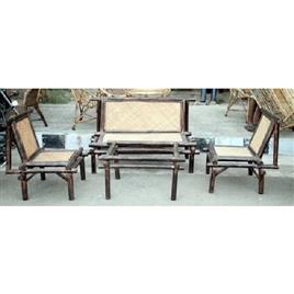 Wooden Cane Sofa Set In Sas Nagar Assam Kenwood Furniture, Material: Cane and Wood