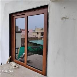 Wooden Coated Aluminium Window