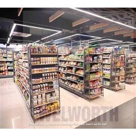 Wooden Supermarket Rack 2, Suitable For: Shop