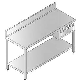 Work Table With Drawer And Under Shelf
