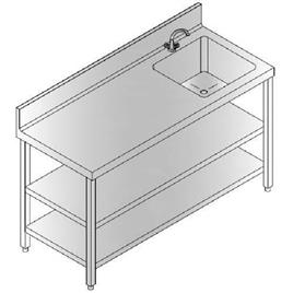 Work Table With Sink 17