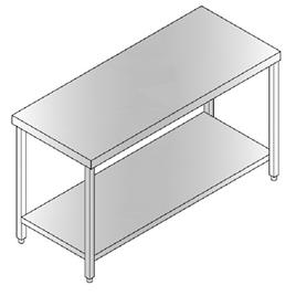 Work Table With Under Shelf 2