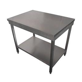 Work Table With Under Shelf Without Back Splash, Product Material with Specification: Stainless Steel