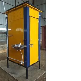 Yellow Blue Modular Toilet